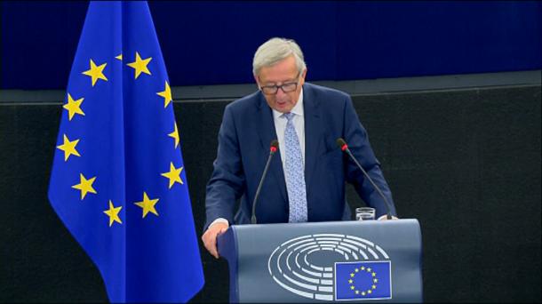 Jean-Claude Juncker Europako Batzordeko presidentea. Artxiboko irudia: EiTB