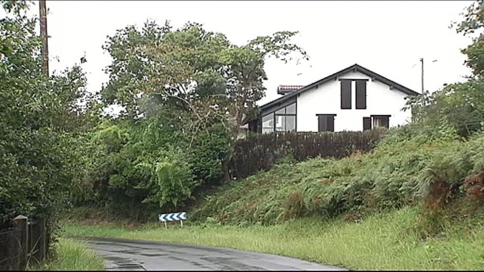 La casa donde la víctima fue violada y asesinada.