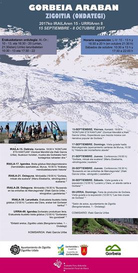 Programa Gorbeia araban, 12.09.2017