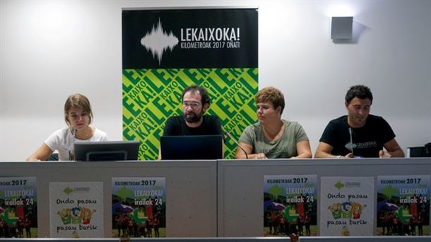 La presentación de Kilometroak 2017 en la Ikastolen Etxea. Foto: Ikastolen Elkartea