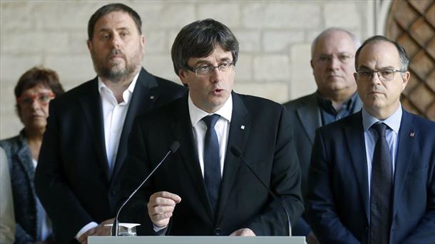 Imagen de archivo del president Carles Puigdemont. Foto: EFE