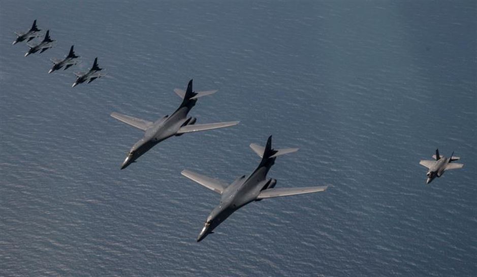 Bombarderos y cazas de Estados Unidos han volado cerca de Corea del Norte. Foto: EFE