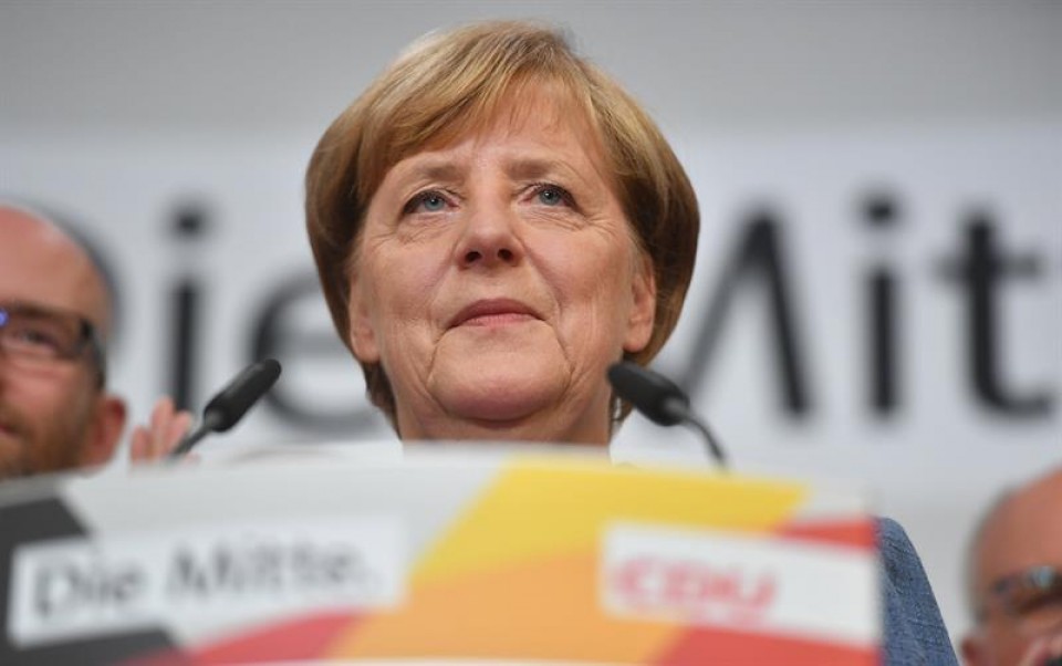 Angela Merkel Alemaniako kantzillerra. Artxiboko argazkia: EFE