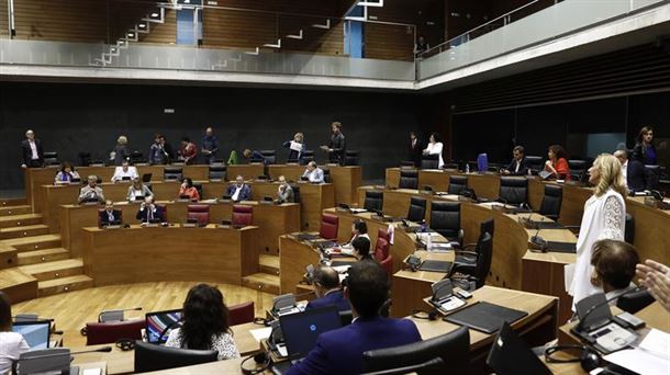 Imagen de archivo del Parlamento de Navarra. EFE