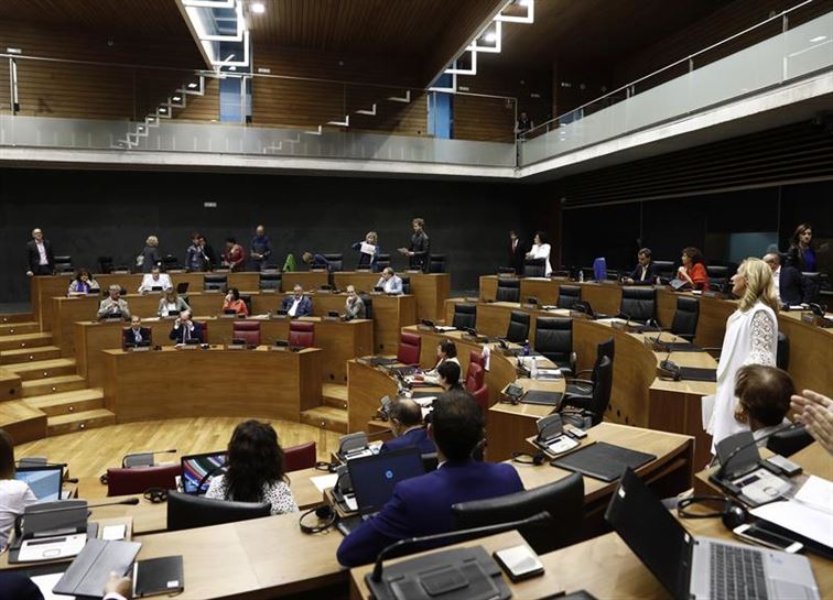 Imagen de archivo del Parlamento de Navarra. EFE