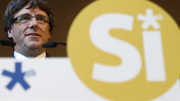 Carles Puigdemont Kataluniako Gobernuko presidentea. EFE.