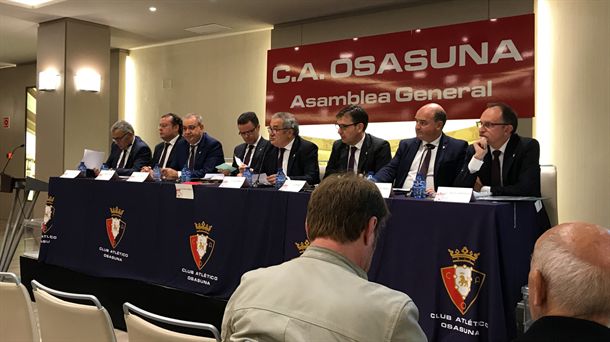 Asamblea de Osasuna. Foto: EFE