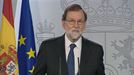 Rajoy: 'Gaur ez da autodeterminazio galdeketarik egin Katalunian'