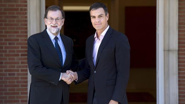 Mariano Rajoy y Pedro Sánchez. Foto de archivo: EFE