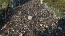 La manifestación contra la violencia policial desborda Barcelona