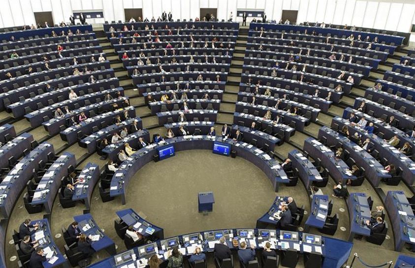 Pleno del Parlamento Europeo. Foto: EFE