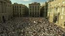 Marea blanca en Barcelona a favor del diálogo 