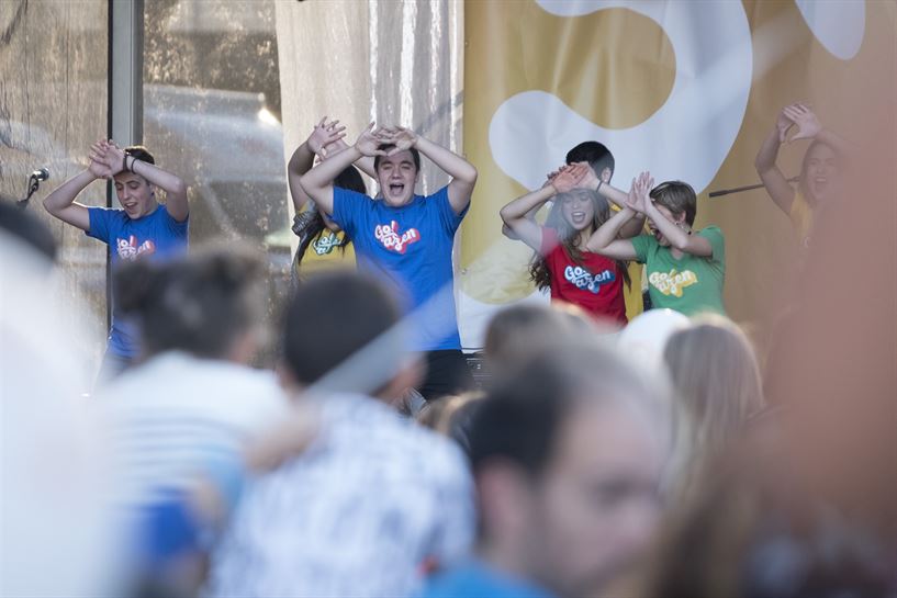 'Go!azen' telesailaren aurreestreinaldia, 'Izan EiTB'n. (Argazkia: EiTB)