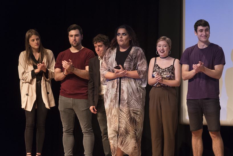 'Go!azen' telesailaren aurreestreinaldia, 'Izan EiTB'n. (Argazkia: EiTB)