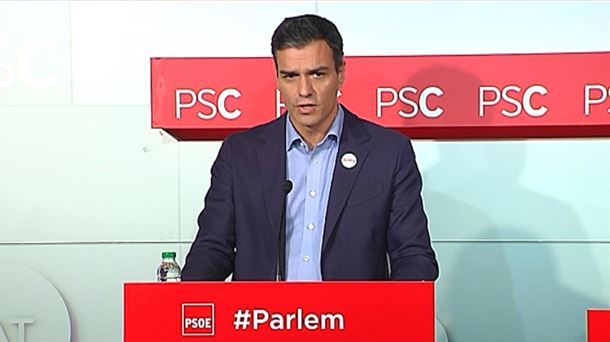 Pedro Sanchez PSOEko idazkari nagusia. Argazkia: EiTB