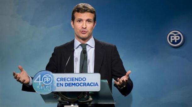 Pablo Casado, presidente del PP. Foto de archivo: EFE