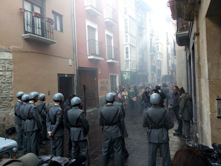 Tercer día de rodaje de. '3 de marzo', 11.010.2017