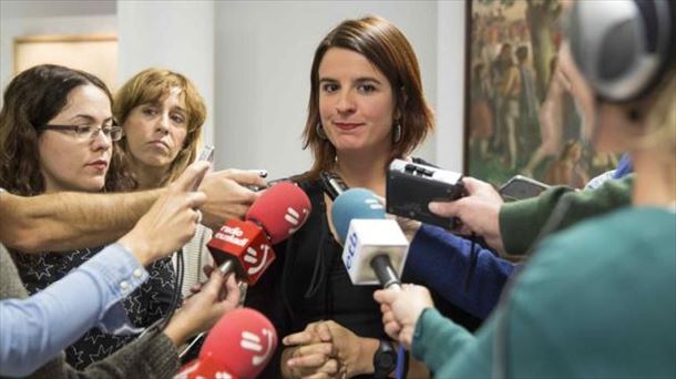 Ane Muguruza, hija del diputado de HB Josu Muguruza, asesinado por los GAL en 1989. Foto: EFE