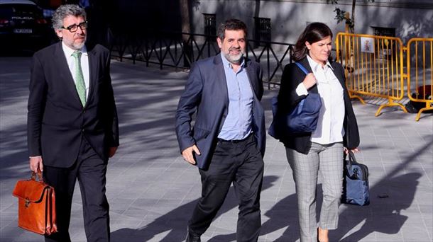 Jordi Sánchez cuando acudió a la Audiencia Nacional de Madrid. Foto de archivo: EFE 