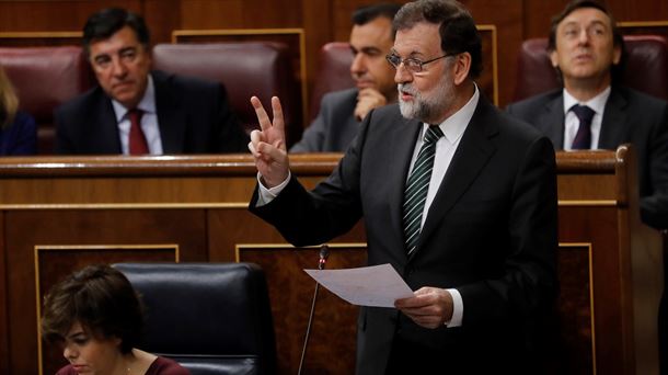 Mariano Rajoy, Espainiako Gobernuko presidentea. Argazkia: EFE