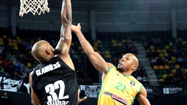 El Bilbao Basket no ha podido encadenar su cuarto triunfo consecutivo. Foto: EFE