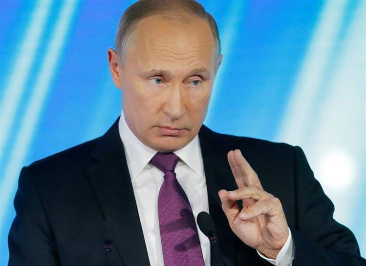 Vladimir Putin Errusiako presidentea. Artxiboko argazkia: EFE