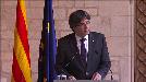 Puigdemont rechaza convocar elecciones en Cataluña