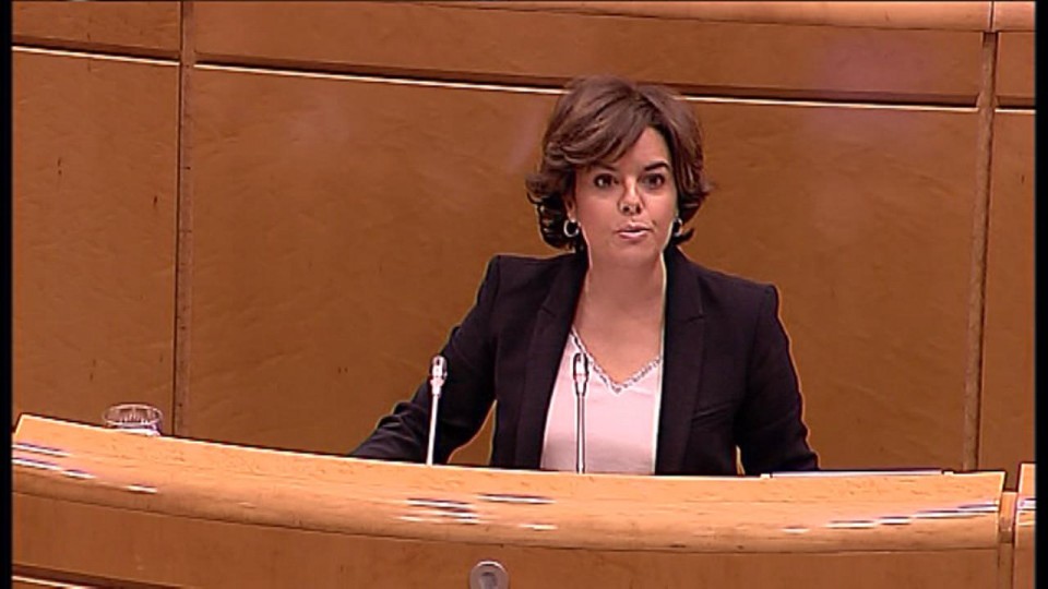 Comparecencia de Soraya Sáenz de Santamaría en el Senado