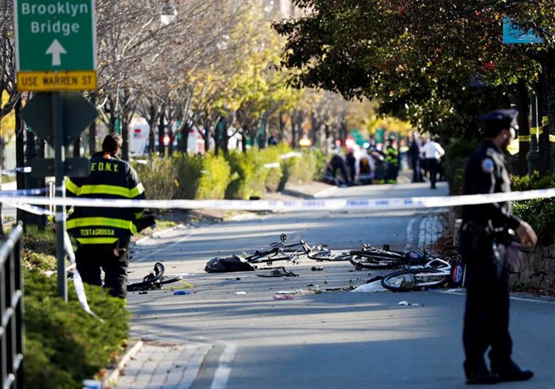Ataque en Nueva York. Foto: EFE