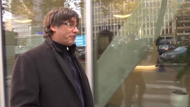 Carles Puigdemont Kataluniako presidenta Bruselan. Argazkia: EiTB