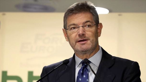 Rafael Catalá, ministro de Justicia español. Foto: EFE