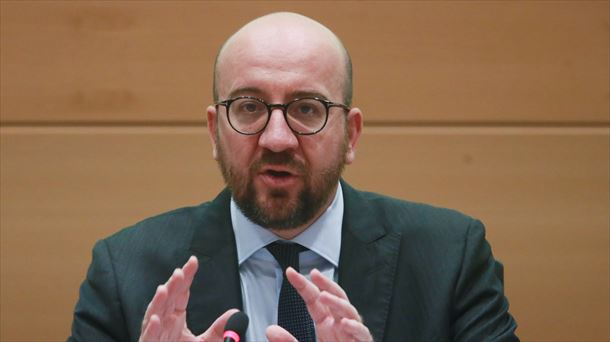 Charles Michel Europako Kontseiluko presidentea.