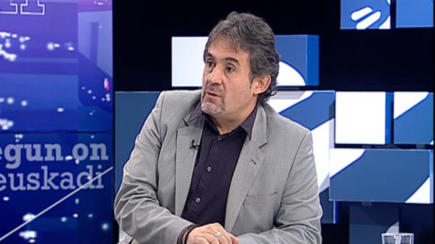 Pello Urizar, en 'Egun On Euskadi'. Foto: EiTB