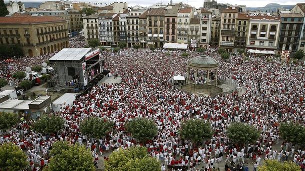 Una concentración para denunciar la violación ocurrida en sanfermines de 2016. Foto de archivo: EFE