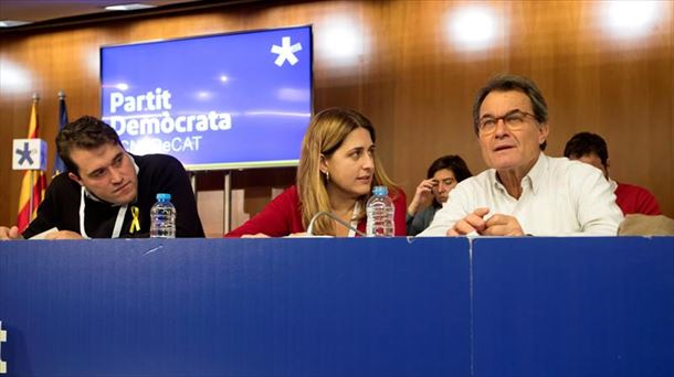 David Bonvehi, Marta Pascal eta Artur Mas. Argazkia: EFE. 