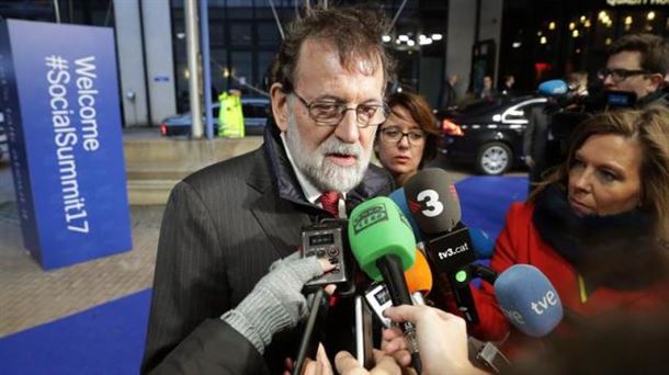 Mariano Rajoy Espainiako Gobernuko presidentea Göteborgeko (Suedia) goi-bileran. Argazkia: EFE