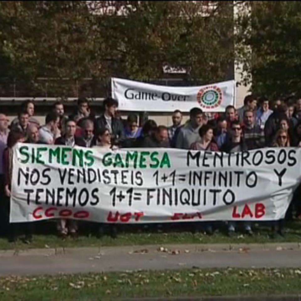 Siemens Gamesan protestak