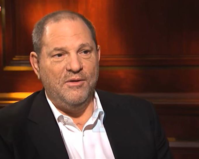 Harvey Weinstein durante una entrevista en un medio americano.