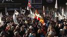 Miles de personas participan en París en la marcha por la paz y los presos