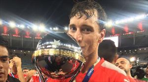 Fernando Amorebieta, campeón de la Copa Sudamericana con Independiente