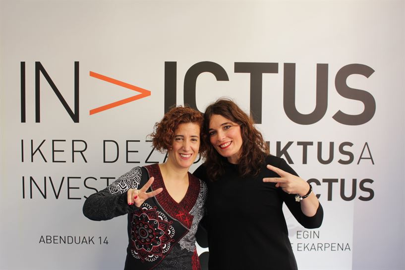 Arrate Zabala y Beatriz González (Euskaltel).