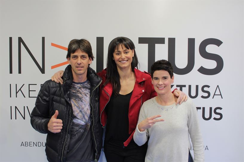 Txus Jaio, Maitane Segurola y Pili Manterola.