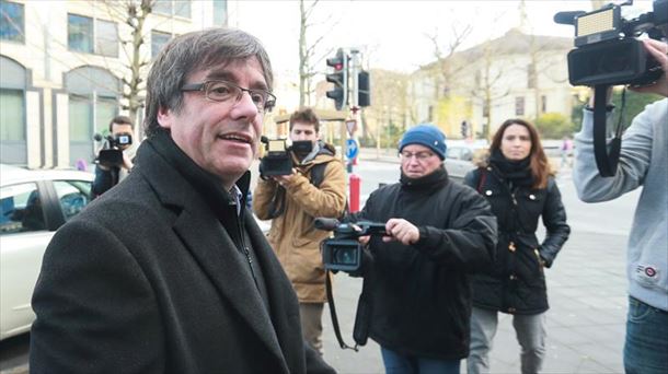 Carles Puigdemont Bruselan.