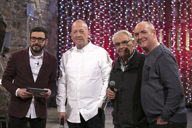 Sebastian Lizaso, Jon Lopategi eta Andoni Egaña bertsolariak