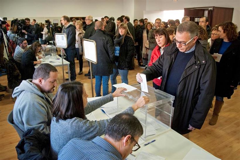 Jornada de elecciones en Cataluña. Imagen de archivo: EFE