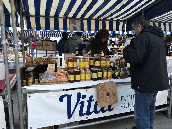 En el Mercado de Navidad de Vitoria-Gasteiz, 21.12.2017