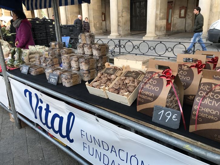 En el Mercado de Navidad de Vitoria-Gasteiz, 21.12.2017