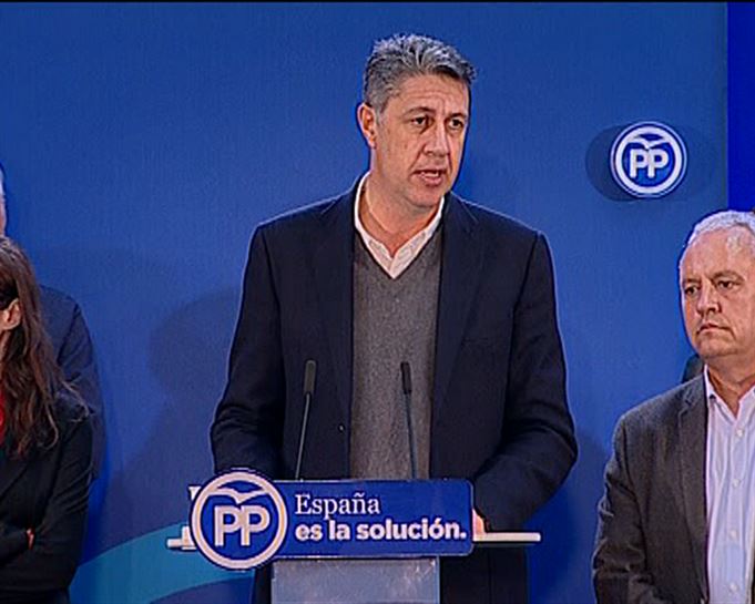 Xavier García Albiol, cabeza de lista del Partido Popular de Cataluña (PPC). Imagen: EiTB