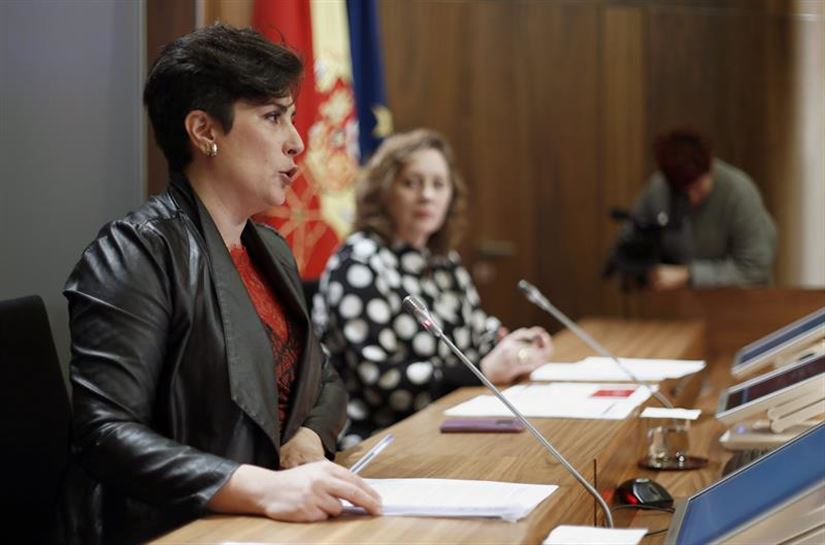 Maria Solana Nafarroako Gobernuaren bozeramailea. Argazkia: EFE