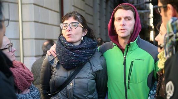 Los dos concejales de la CUP de Reus Marta Llorens y Oriol Ciurana. Foto: EFE 